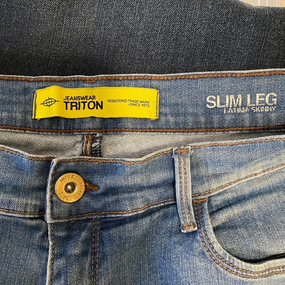 Triton Jeanswear Women's Slim Leg Fatima Skinny Size 42 -0159 - Picture 3 of 11